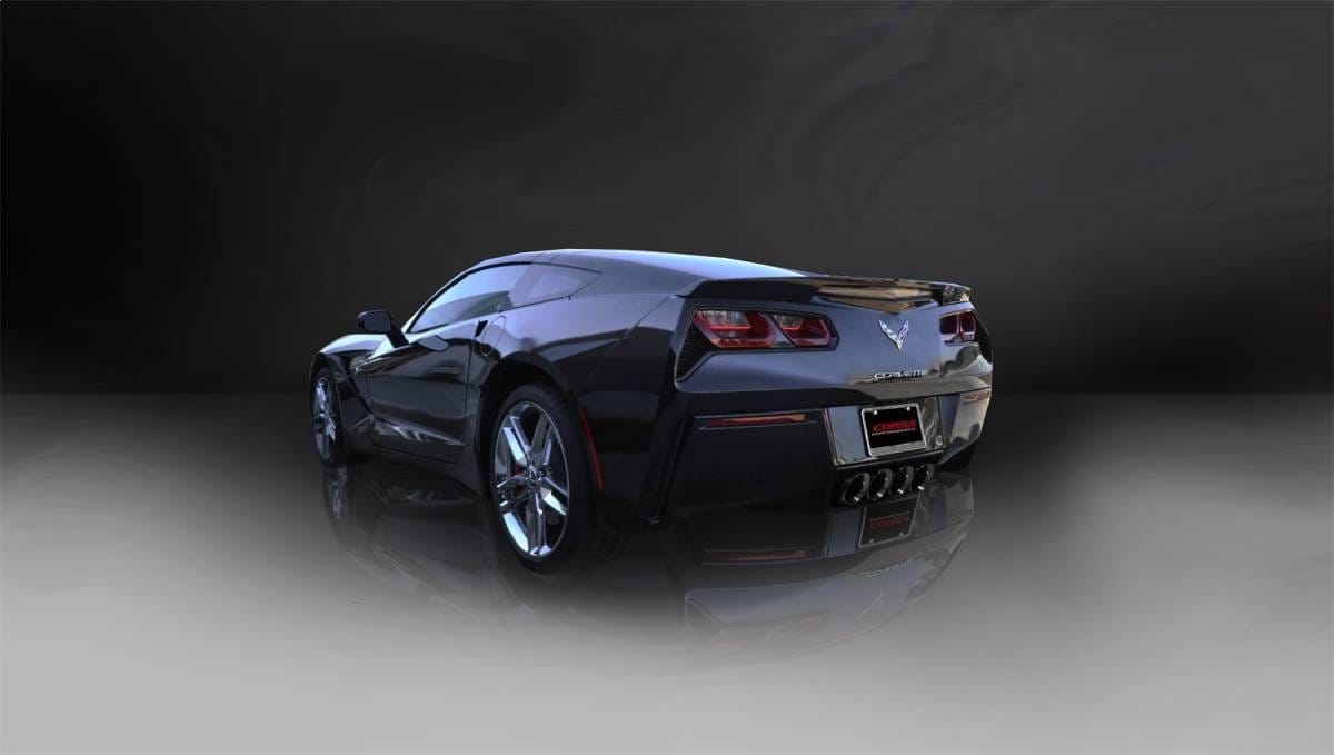 CORSA Performance 14062BLK Corsa 2014-2020 Chevrolet Corvette 6.2L V8 Quad 45in Polished Black Pro-Series Tip Kit thumbnail 3