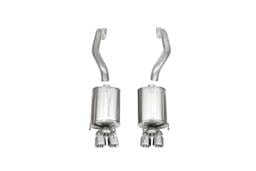 CORSA Performance 14108 Corsa 2009-2013 Chevrolet Corvette C6 6.2L V8 Polished Sport Axle-Back Exhaust