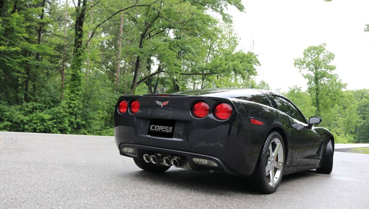 CORSA Performance 14108 Corsa 2009-2013 Chevrolet Corvette C6 6.2L V8 Polished Sport Axle-Back Exhaust thumbnail 5