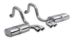 CORSA Performance 14111 Corsa 1997-2004 Chevrolet Corvette C5 Z06 5.7L V8 Polished Sport Axle-Back Exhaust