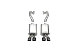 CORSA Performance 14164BLK Corsa 2006-2013 Chevrolet Corvette C6 Z06 7.0L V8 Black Sport Axle-Back Exhaust