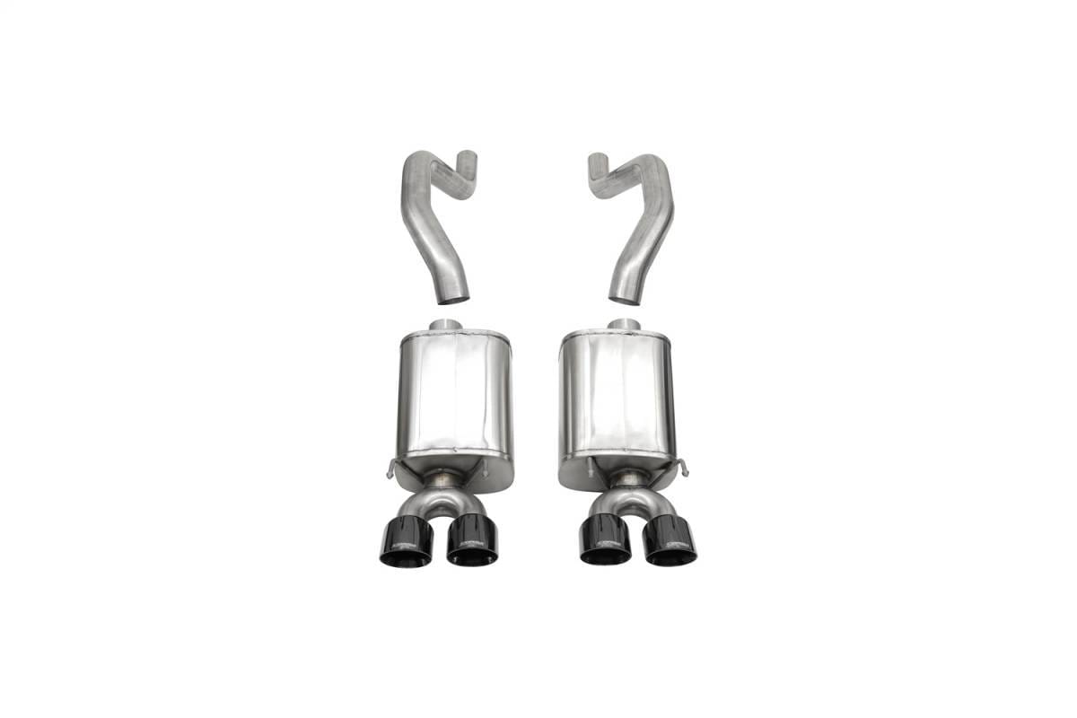 CORSA Performance 14164BLK Corsa 2006-2013 Chevrolet Corvette C6 Z06 7.0L V8 Black Sport Axle-Back Exhaust