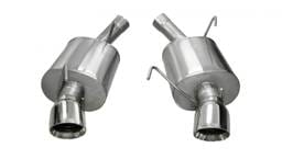 CORSA Performance 14311 Corsa 2005-2010 Ford Mustang Shelby GT500 5.4L V8 Polished Sport Axle-Back Exhaust