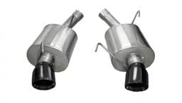 CORSA Performance 14311BLK Corsa 2005-2010 Ford Mustang Shelby GT500 5.4L V8 Black Sport Axle-Back Exhaust