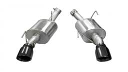 CORSA Performance 14314BLK Corsa 2005-2010 Ford Mustang Shelby GT500 5.4L V8 Black Xtreme Axle-Back Exhaust