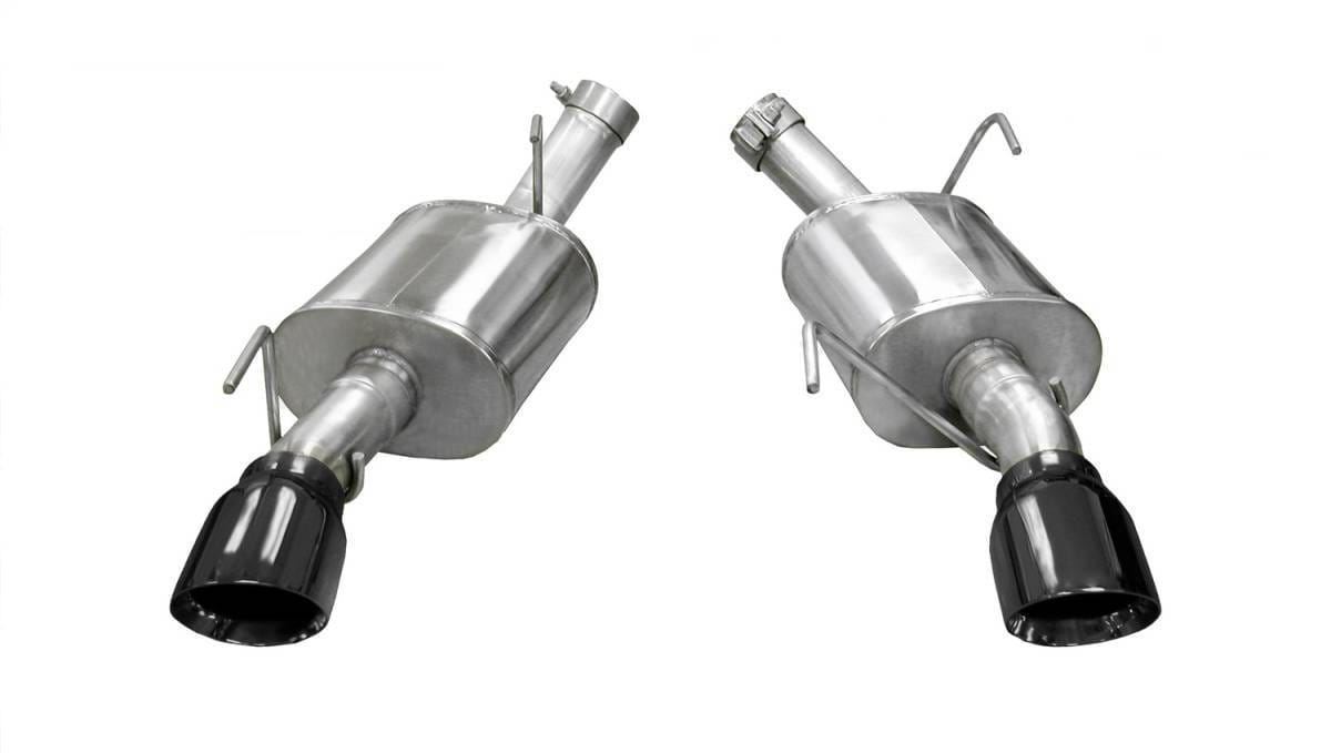 CORSA Performance 14314BLK Corsa 2005-2010 Ford Mustang Shelby GT500 5.4L V8 Black Xtreme Axle-Back Exhaust
