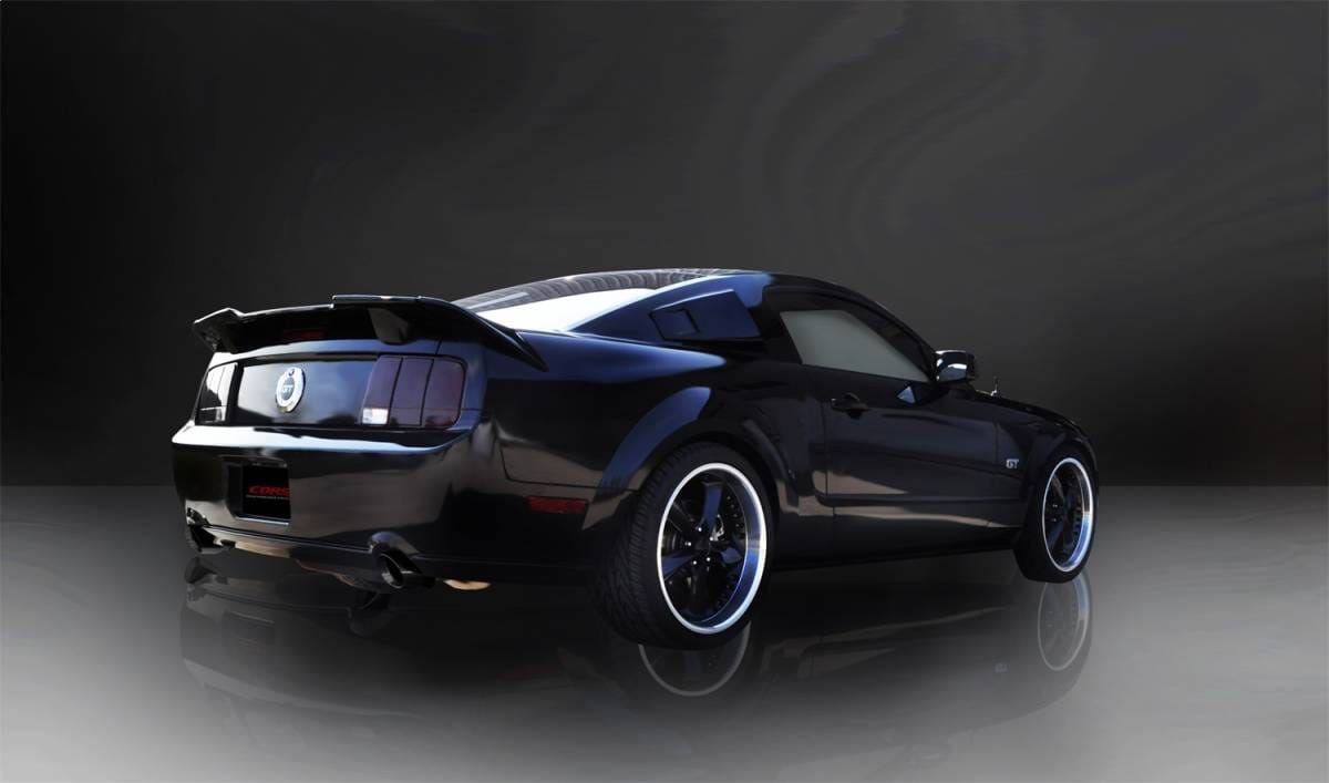 CORSA Performance 14314BLK Corsa 2005-2010 Ford Mustang Shelby GT500 5.4L V8 Black Xtreme Axle-Back Exhaust thumbnail 5