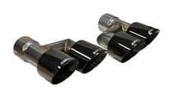CORSA Performance 14333BLK Corsa 2015-2017 Ford Mustang GT 5.0 Black Quad Tips Kit