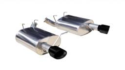 CORSA Performance 14319BLK Corsa 2011-2014 Ford Mustang 3.7L V6 Black Sport Axle-Back Dual Rear Exhaust