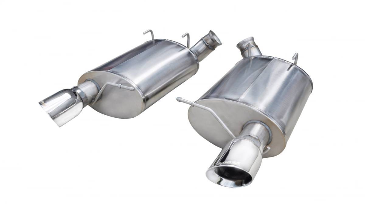 CORSA Performance 14320 Corsa 2011-2012 Ford Mustang Shelby GT500 5.4L V8 Polished Sport Axle-Back Exhaust