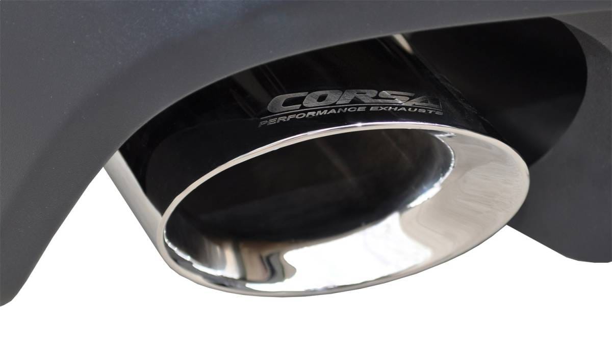 CORSA Performance 14320 Corsa 2011-2012 Ford Mustang Shelby GT500 5.4L V8 Polished Sport Axle-Back Exhaust thumbnail 3