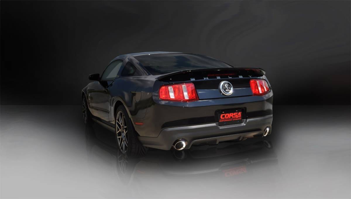 CORSA Performance 14320 Corsa 2011-2012 Ford Mustang Shelby GT500 5.4L V8 Polished Sport Axle-Back Exhaust thumbnail 5