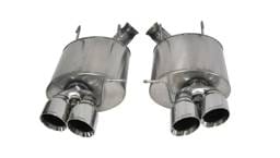 CORSA Performance 14321 Corsa 2013-2014 Ford Mustang Shelby GT500 5.8L V8 Polished Sport Axle-Back Exhaust