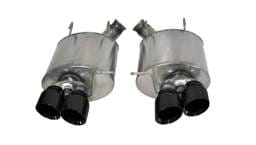 CORSA Performance 14321BLK Corsa 2013-2014 Ford Mustang Shelby GT500 5.8L V8 Black Sport Axle-Back Exhaust