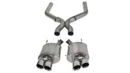 CORSA Performance 14323 Corsa 2013-2014 Ford Mustang Shelby GT500 5.8L V8 Polished Sport Axle-Back + XO Exhaust