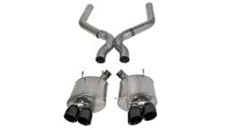 CORSA Performance 14323BLK Corsa 2013-2014 Ford Mustang Shelby GT500 5.8L V8 Black Sport Axle-Back + XO Exhaust