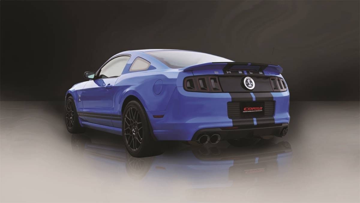 CORSA Performance 14323BLK Corsa 2013-2014 Ford Mustang Shelby GT500 5.8L V8 Black Sport Axle-Back + XO Exhaust thumbnail 5