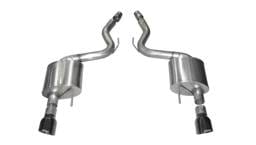 CORSA Performance 14326BLK Corsa 2015-2017 Ford Mustang GT 5.0 3in Axle Back Exhaust Black Dual 4.5in Tip Sport