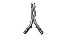 CORSA Performance 14327 Corsa 2015-2024 Ford Mustang GT 5.0 3in Double X Pipe Will Fit Factory Exhaust