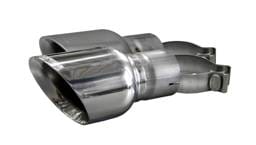 CORSA Performance 14346 Corsa 2015-2025 Ford Mustang GT 3.0in Inlet / 4.5in Outlet Polished Tip Kit (For Corsa Exhaust Only)