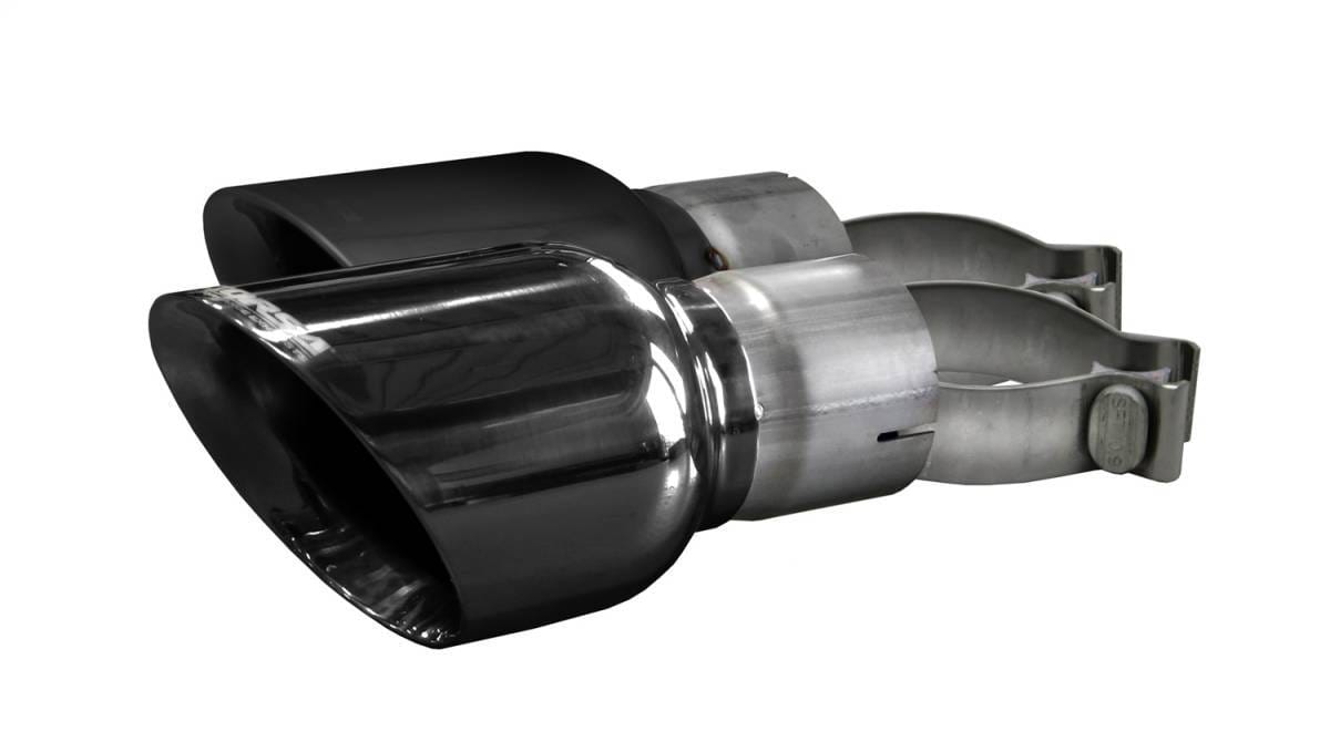 CORSA Performance 14346BLK Corsa 2015-2025 Ford Mustang GT 3.0in Inlet / 4.5in Outlet Black PVD Tip Kit (For Corsa ExhaustOnly)