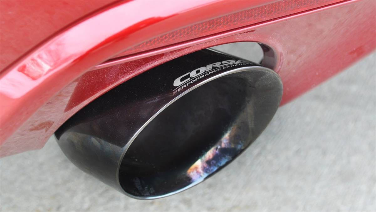 CORSA Performance 14346BLK Corsa 2015-2025 Ford Mustang GT 3.0in Inlet / 4.5in Outlet Black PVD Tip Kit (For Corsa ExhaustOnly) thumbnail 3