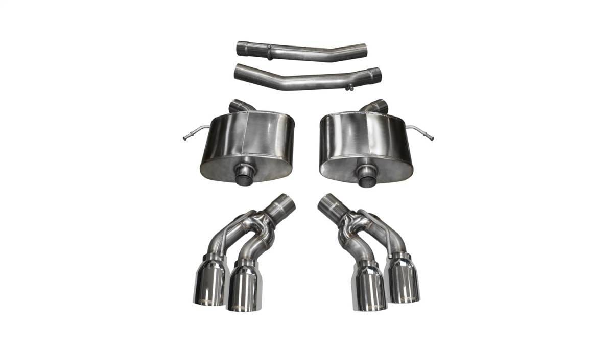 CORSA Performance 14357 Corsa 2016-2019 Cadillac CTS V Sedan 6.2L V8 2.75in Polished Sport Axle-Back Exhaust