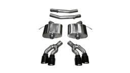 CORSA Performance 14357BLK Corsa 2016-2019 Cadillac CTS V 6.2L V8 2.75in Black Sport Axle-Back Exhaust