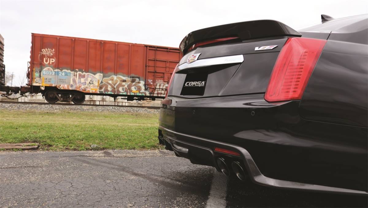 CORSA Performance 14358 Corsa 2016-2019 Cadillac CTS V 6.2L V8 2.75in Polished Xtreme Axle-Back Exhaust thumbnail 3