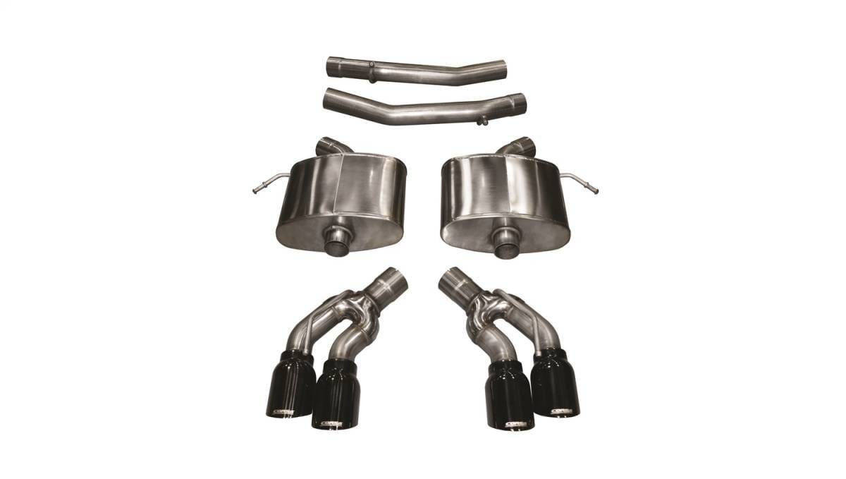 CORSA Performance 14358BLK Corsa 2016-2019 Cadillac CTS V 6.2L V8 2.75in Black Xtreme Axle-Back Exhaust