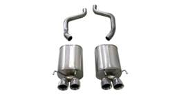 CORSA Performance 14470 Corsa 2009-2013 Chevrolet Corvette C6 6.2L V8 Polished Xtreme Axle-Back Exhaust