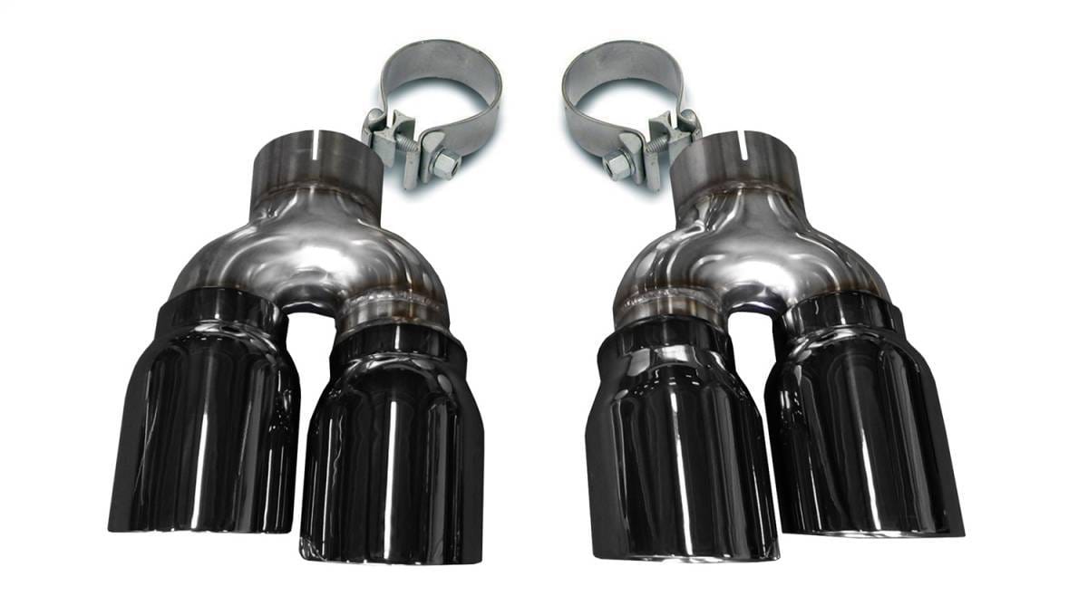 CORSA Performance 14479BLK Corsa 2016-2019 Cadillac ATS 3.6T 4in Inlet / 4in Outlet Twin Black Tip Kit (For Corsa Exhaust Only)