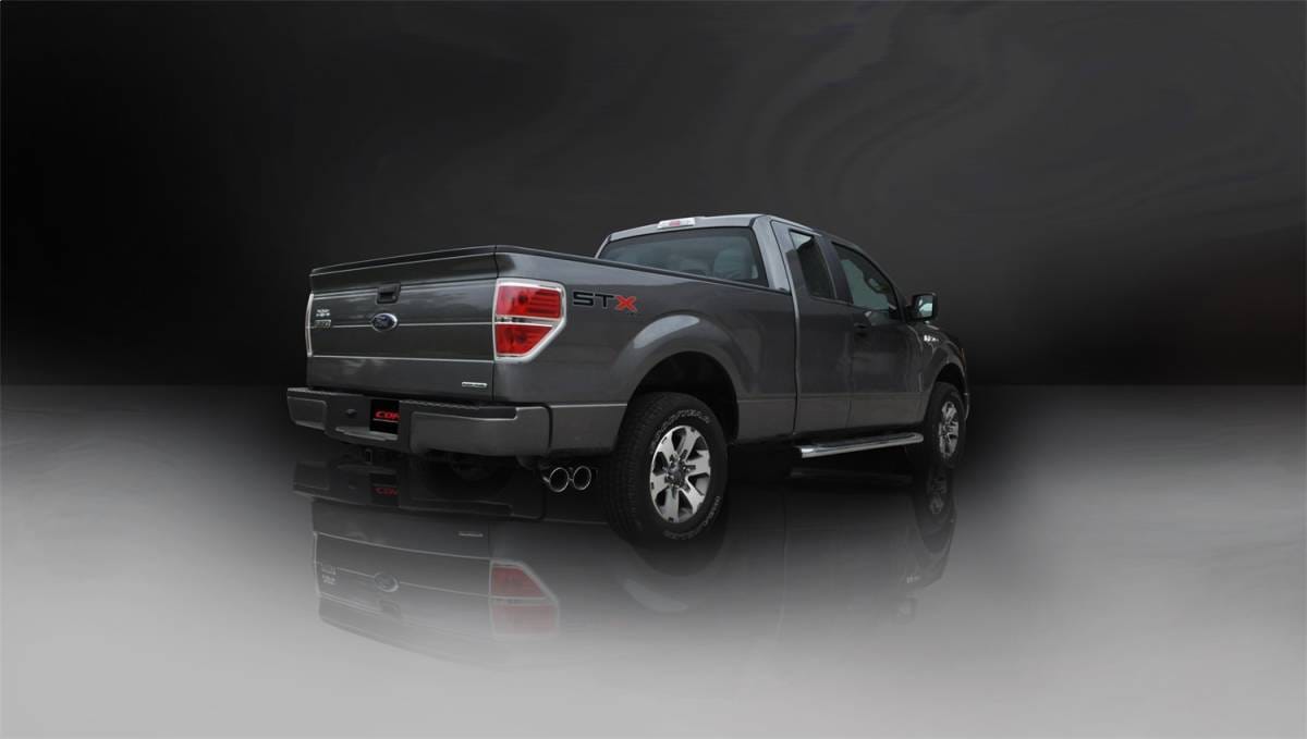 CORSA Performance 14754 Corsa 2011-2014 Ford F-150 3.5L V6/5.0L V8 163.1in Wheelbase 3in Resonator Delete Kit thumbnail 5