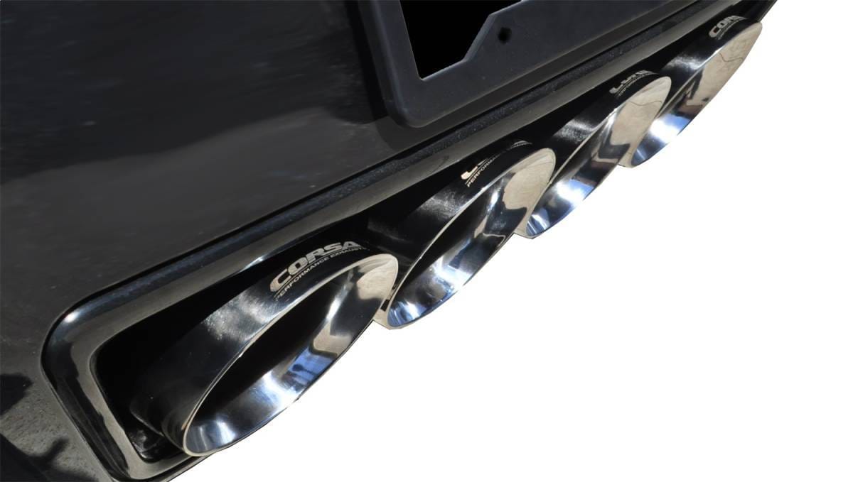 CORSA Performance 14766 Corsa 17-19 Chevy Corvette Z06 (Grand Sport Only) 3in Axle Back Xtreme Exhaust Pol Quad 4.5in Tip thumbnail 3