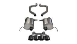 CORSA Performance 14768BLK Corsa 17-19 Chevy Corvette Z06 2.75in Axle Back Exhaust Black Dual Rear Exit Quad 4.5in Tip (Sport)