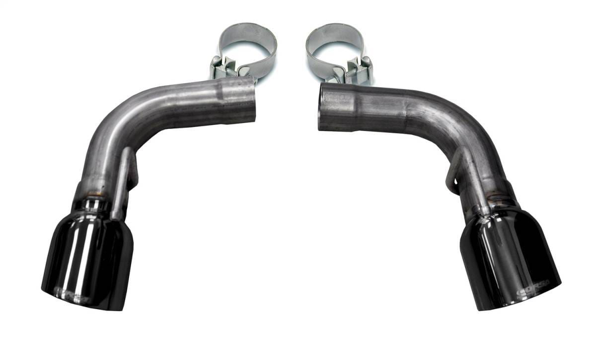 CORSA Performance 14775BLK Corsa 2016-24 Chevy Camaro SS 2.75in Inlet / 4.5in Outlet Black PVD Tip Kit (For Corsa Exhaust Only)