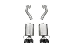 CORSA Performance 21009BLK Corsa 2005-2007 Chevrolet Corvette (C6) 6.0L/6.2L Black Sport Axle-Back Exhaust w/4.5in Tips