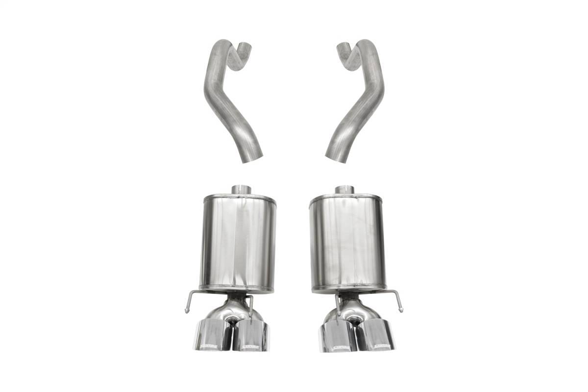 CORSA Performance 21010 Corsa 2005-2007 Chevrolet Corvette (C6) 6.0L/6.2L Polished Xtreme Axle-Back Exhaust w/4.5in Tips