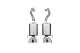 CORSA Performance 21011 Corsa 2009-2013 Chevrolet Corvette (C6) 6.2L Polished Sport Axle-Back Exhaust w/4.5in Tips