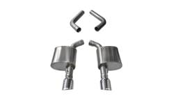 CORSA Performance 21019 Corsa 17-20 Dodge Charger 6.4L/17-19 Dodge Charger 5.7L Polished Sport AxleBack Exhaust w/4.5in Tips