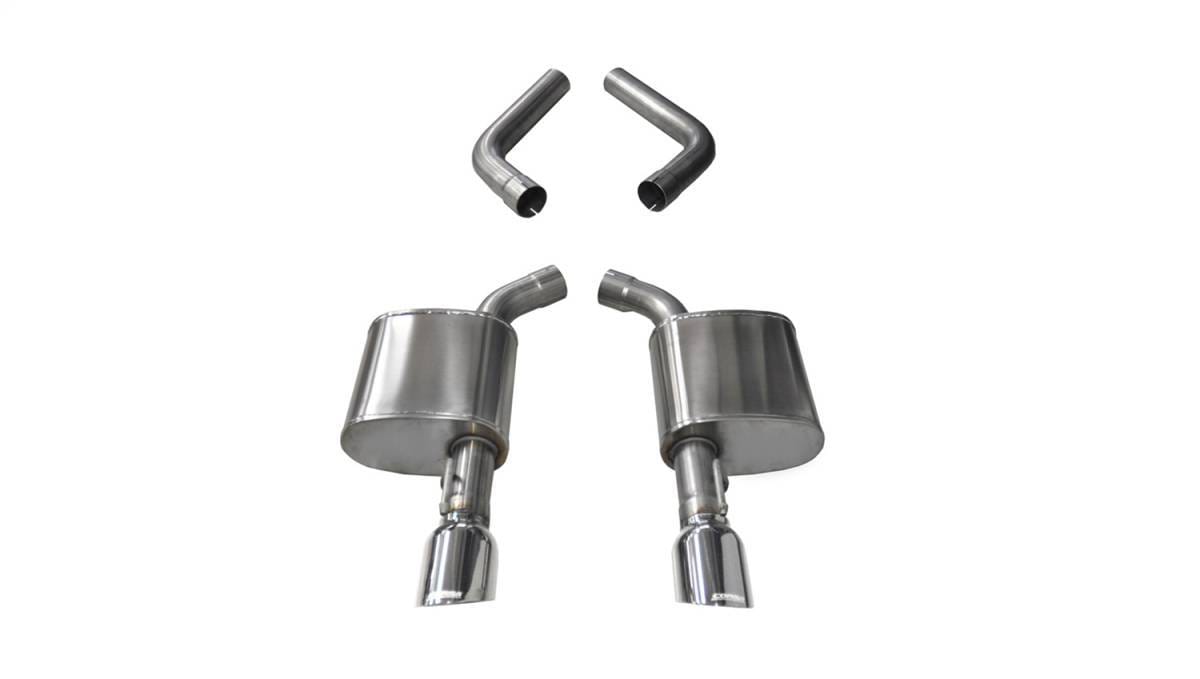 CORSA Performance 21019 Corsa 17-20 Dodge Charger 6.4L/17-19 Dodge Charger 5.7L Polished Sport AxleBack Exhaust w/4.5in Tips