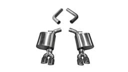 CORSA Performance 21020 Corsa 15-23 Dodge Challenger 6.4L/17-19 Challenger 5.7 Polished Sport Axle-Back Exhaust w/3.5in Tips