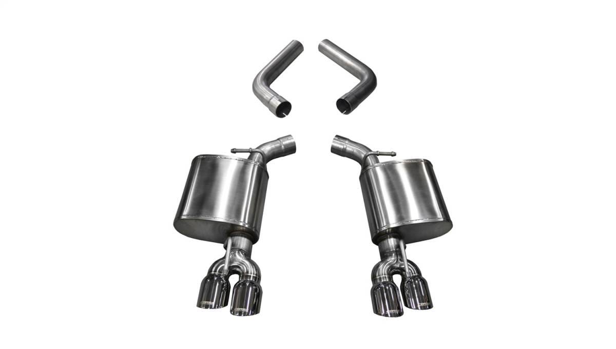 CORSA Performance 21020 Corsa 15-23 Dodge Challenger 6.4L/17-19 Challenger 5.7 Polished Sport Axle-Back Exhaust w/3.5in Tips
