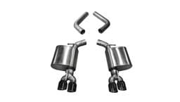 CORSA Performance 21020BLK Corsa 2015-23 Dodge Challenger 6.4L/17-19 Challenger 5.7L Black Sport Axle-Back Exhaust w/3.5in Tips