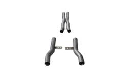 CORSA Performance 21023 Corsa 2015-2023 Dodge Charger 6.4L V8 2.75in Resonator Delete Kit