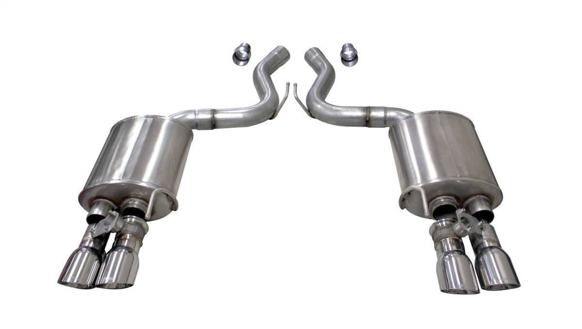 CORSA Performance 21002 Corsa 2018-2023 Ford Mustang GT Fastback 5.0L 3in Sport Axle-Back Exhaust w/ 4in Polished Tips