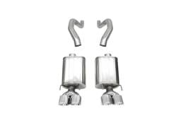 CORSA Performance 21077 Corsa 06-13 Chevy Corvette C6 Z06 7.0L / 09-13 ZR1 6.2L Polished Axle-Back Exhaust w/4.5in Twin Tips