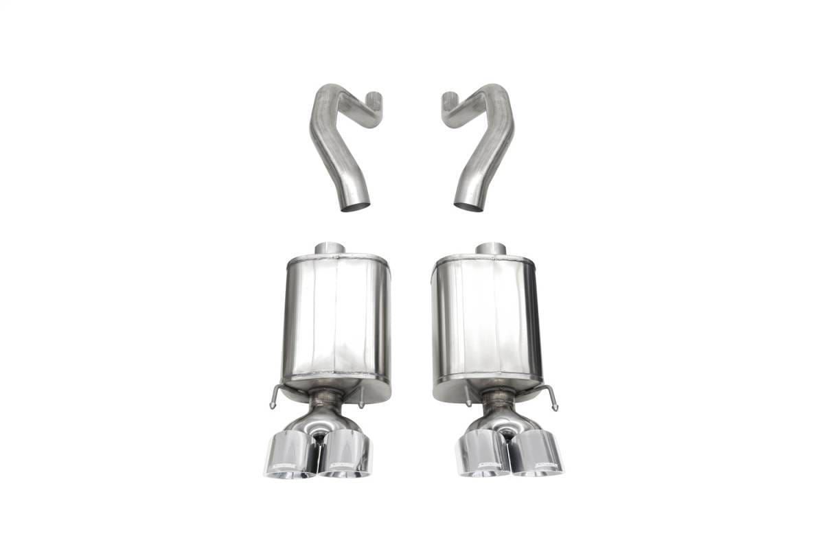 CORSA Performance 21077 Corsa 06-13 Chevy Corvette C6 Z06 7.0L / 09-13 ZR1 6.2L Polished Axle-Back Exhaust w/4.5in Twin Tips