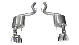 CORSA Performance 21039 Corsa 2018-2023 Ford Mustang V8 5.0L 3in Axle-Back Dual Rear Exit w/ 4in Polished Pro-Series Tips