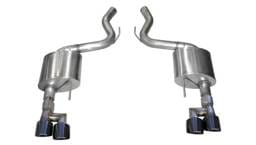 CORSA Performance 21039BLK Corsa 18-23 Ford Mustang 5.0L V8 3in Sport Axle-Back Dual Rear Exit w/ 4in Black PVD Pro-Series Tips